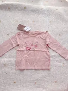新品　Biquette Club ピンク 長袖　90 キムラタン　女の子　保育園