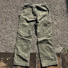 Carhartt ワークパンツ 裏地 チェック