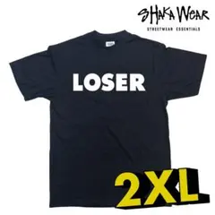 LOSER Tシャツ 2XLサイズ 黒x白