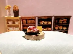 【ミニチュア スイーツ】ベリーたっぷりふわとろフレンチトーストセット。