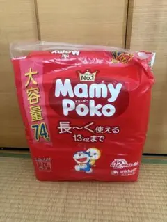 Mamy Poko 紙おむつ 74枚入り M大きめ13kgまで