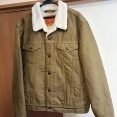 Levi's ボア襟付きジャケット Lサイズ ブラウン