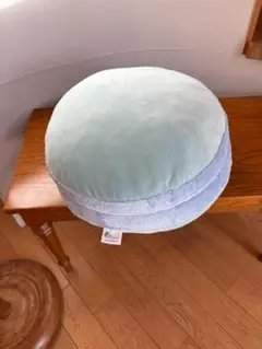マカロン　クッション　ブルー