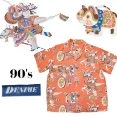 90s 旧ドゥニーム初期 BOYS FESTIVAL端午の節句 和柄アロハシャツ