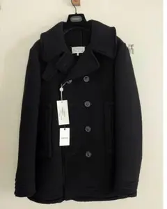 メゾンマルタンマルジェラ Pコート ニットキャップ パッチワーク2013aw メゾンマルタンマルジェラ Pコート ニットキャップ パッチワーク