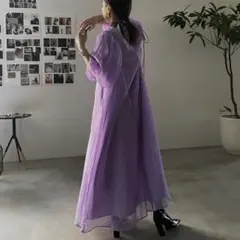 アメリヴィンテージ BACK SIDE OPEN CURTAIN DRESS M