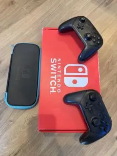 Nintendo Switch 本体&プロコン2つ&ソフトケース
