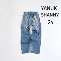 未使用タグ付き YANUK ヤヌーク バギーデニム SHANNY シャニー
