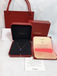 カルティエ ラピスラズリネックレス アミュレット ドゥ カルティエ 本物保証