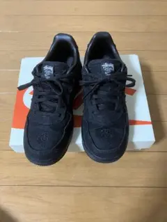 Stussy Nike Air Force 1 Triple Black 21