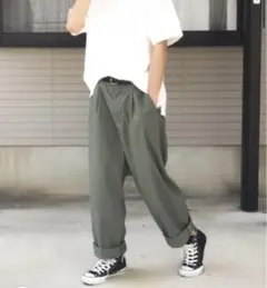 Steven Alan SUPER BAGGY TAPERED パンツ