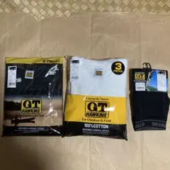 G.T.HAWKINS ホーキンス Tシャツ（白3、黒2）ボクサーブリーフ（黒）