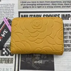 ✨新品タグ付き✨カメリア柄✨カードケース✨マルチポーチ✨財布✨小銭入れ