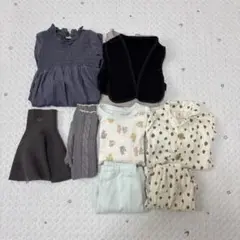 女の子　テータテート　秋冬　100 110 120