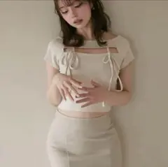 andmary Bebe ribbon tops