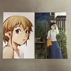 円環帰点　ブラインドクリアカード 8種セット　安倍吉俊　lain an omnipresence in wired／『lain』 安倍吉俊画集 オムニ