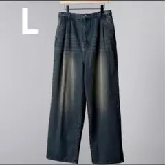Alfred Alex ケミカル ヴィンテージ メイク デニムパンツ　L