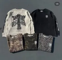 9090 Camo Thermal Henry neck L/S Tee
