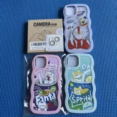 iPhone13 ケース　ウルトラマン　ジュース　波型　カメラフィルム