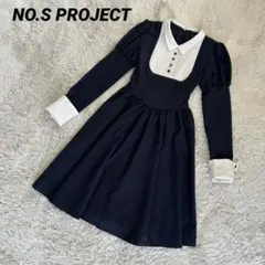 NO.S PROJECT クラシックレトロワンピース ネイビー　S
