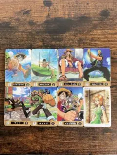 ワンピース トレーディングカードセット 8枚