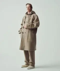 HERILL ヘリル　カシミヤ　ダッフルコート　3 カシミア ベージュ HERILL Naturalcashmere Dufflecoat ナチュラルカシミヤダッフル