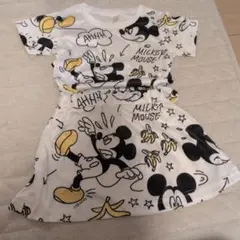 ミッキーマウス Tシャツ スカートセット 100cm