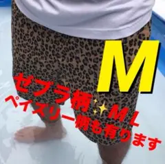 サイズ✨柄違い有ります✨早いもの勝ち‼️ヒョウ柄　ハーフパンツ　M