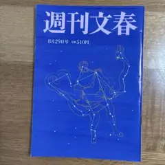 週刊文春2024年8月29日号