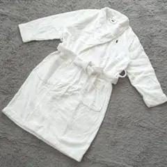 b1801 ラルフローレン RALPH LAUREN【M】ホワイトバスローブ