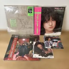 中森明菜 レコード 5枚セット