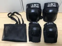 187 Killer PadsプロテクターセットMサイズ メッシュバッグ付き