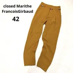 MARITHE FRANCOIS GIRBAUD フレアチノパンツ　ブラウン 2025年最新】MARITHE + FRANCOIS GIRBAUD チノパンの人気