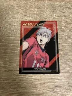 ハイキュー!! トレーディング箔押しクリアカード 灰羽リエーフ