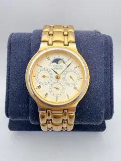 f633 CITIZEN シチズン 腕時計 ムーンフェイズ 不動品
