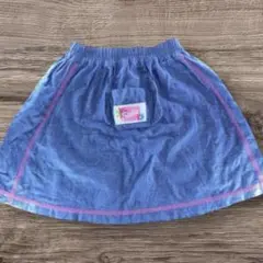 【フォロー割実施中】 Barbie デニムスカート ポケット付き 120cm