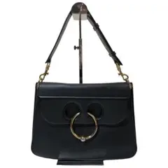 美品 J.W.ANDERSON ピアスバッグ 2WAY ブラック ゴールド