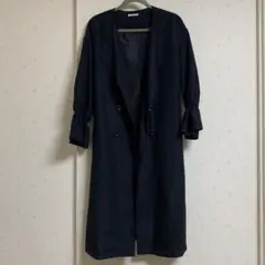 OLIVE des OLIVE ダブルブレスト トレンチコート M ネイビー