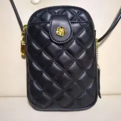 キルティング 黒 ショルダーバッグ