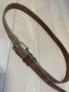 COACH ブリティッシュタンベルト　ブラウン　34