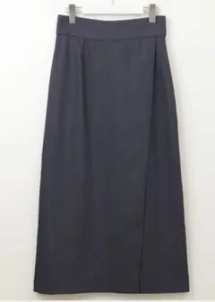 PLST　ダークブルー　タイトスカート