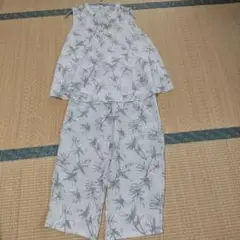 Samansa Mos2 blueノースリーブセットアップ