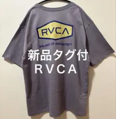 新品タグ付　RVCA ルーカ 両面ブランドロゴ　ヘビーウェイトTシャツ