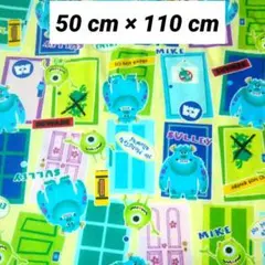 モンスターズ　インク　生地　キャラクター　ハンドメイド　布　はぎれ　オックス