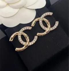 レア 新品未使用 CHANEL マトラッセBIGココピアス