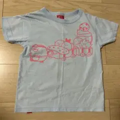 すみっコぐらし Tシャツ 100cm 水色
