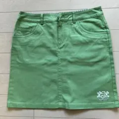 BEAMSGOLFレディーススカート グリーン　サイズL