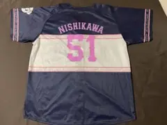 西武ライオンズ　ユニフォーム　ジルスチュアート　西川愛也　51　L