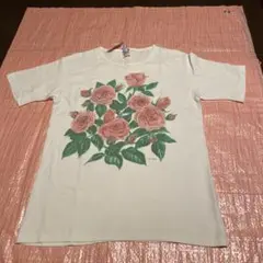 最終価格‼️アンビルanvilレディースTシャツバラの絵が素敵♡