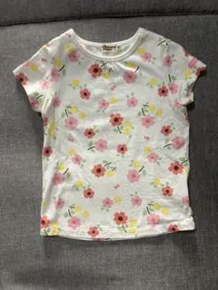 ミキハウス　ホットビスケッツ 花柄半袖Tシャツ　100